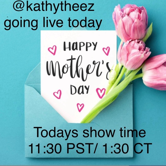 @kathytheez Saturday 11th @ 1:30 CT / 11:30 PST 💐 Going Live!! - Picture 1 of 2
